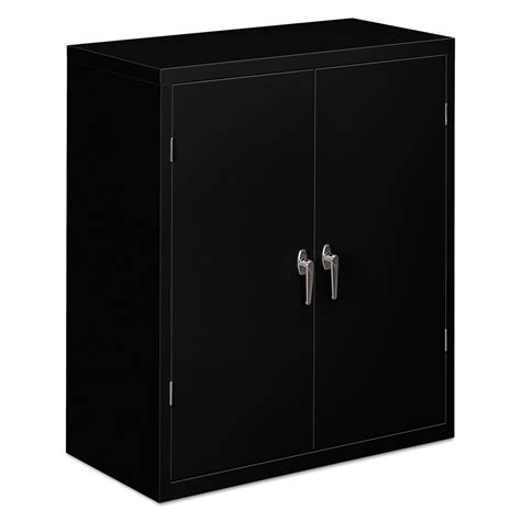 Hon Assembled Storage Cabinet, Black 